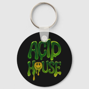 Slime Acid House Rave Electronic Music Lovers Stic Schlüsselanhänger