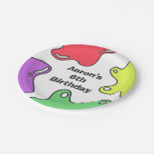 Slime Birthday Party Pappteller (Schrägansicht)