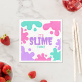 Slime Birthday Serviette (Beispiel)