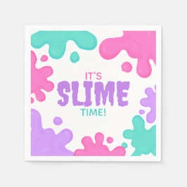 Slime Birthday Serviette