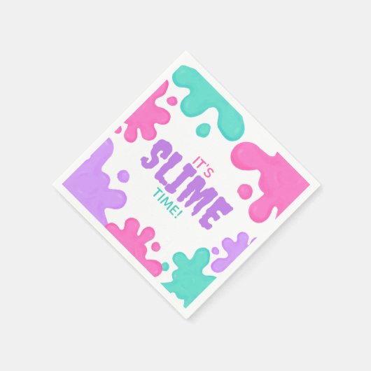 Slime Birthday Serviette (Ecke)