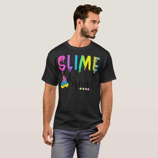 Slime Birthday Squad Shirt Unicorn Leim DIY (Vorne ganz)