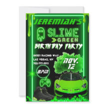 Slime Green Birthday Party