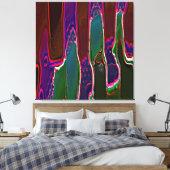 Slime Ken Gage Abstract Surrealism Leinwanddruck (Insitu (Schlafzimmer))