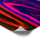 Slime Ken Gage Abstrakt Surrealismus Poster (Ecke)