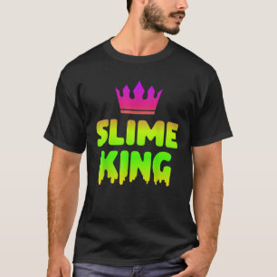 Slime King Birthday Party Squad Matching Outfit T-Shirt