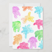 Slime Party Kindergeburtstag Party Einladung (Rückseite)