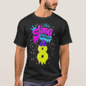 Slime Queen 8th Birthday Slime Shirt 8 (Vorderseite)