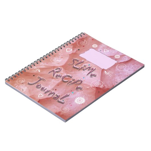 Slime Rezeptblatt Notizblock (Linke Seite)