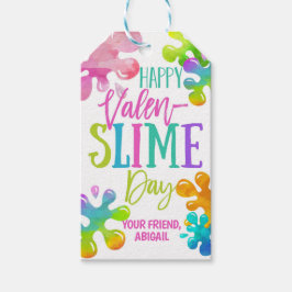 Slime Valentine Favor Tag Geschenkanhänger