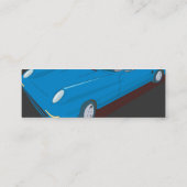 Slimline Konzept-Auto-Entwurf Mini Visitenkarte (Rückseite)