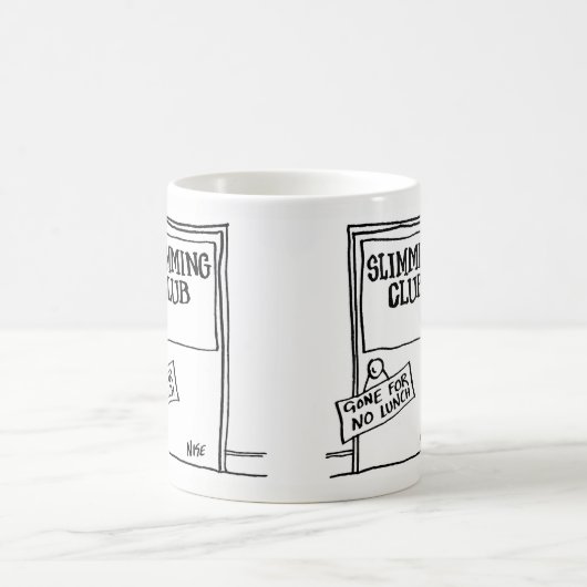 Slimming Club hat das Sprichwort "Gone For No Lunc Kaffeetasse (Mittel)