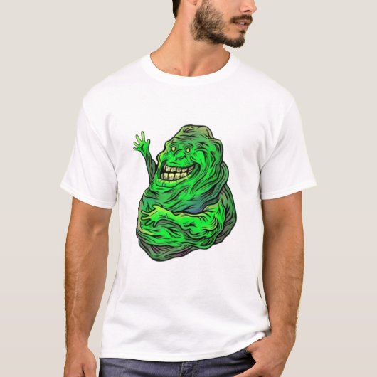 Slimy Green Ghost! T-Shirt (Vorderseite)
