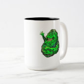 Slimy Green Ghost! Zweifarbige Tasse (VorderseiteRechts)