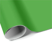 Slimy Green Solid Color Geschenkpapier (Rolleneckpunkt)