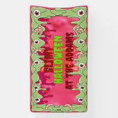 Slimy Halloween Banner (Vertikal)