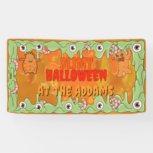 Slimy Halloween Banner (Horizontal)