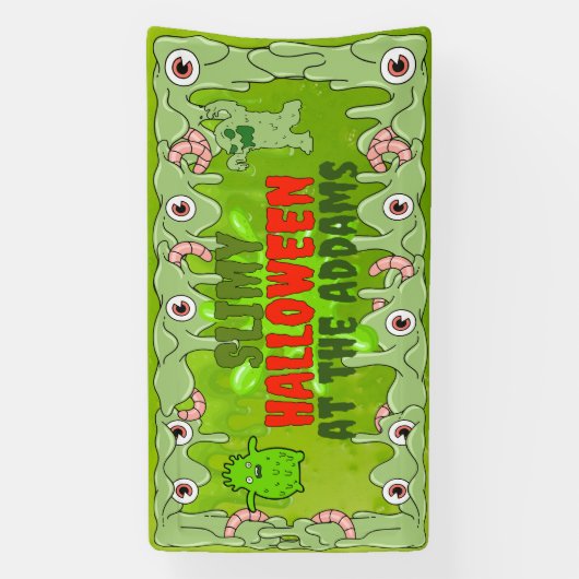Slimy Halloween Banner (Vertikal)
