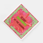 Slimy Halloween Serviette (Ecke)