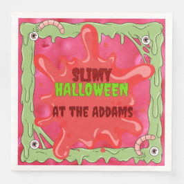 Slimy Halloween Serviette