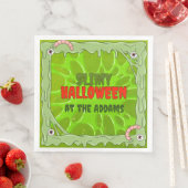 Slimy Halloween Serviette (Beispiel)