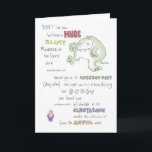 SLIMY MONSTER Geburtstag Boynton Karte<br><div class="desc">Eine Art zackige Hundegeschichte,  aber stattdessen mit einem Monster. Die klassische Boynton-Geburtstagskarte kehrt zurück.</div>