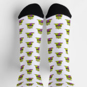 Slimy Monster Socken (Oben)