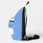 Sling Bag - Blaue Streifen überquert (Rechts)