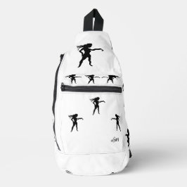 Sling Bag: Duffel Tasche Power Frau.