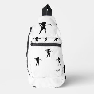 Sling Bag: Duffel Tasche Power Frau.