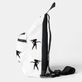 Sling Bag: Duffel Tasche Power Frau. (Rechts)