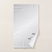 Slinky Black Cat Meow Meow Grüne Augen auf Silber Badhandtuch Set (Handtuch)