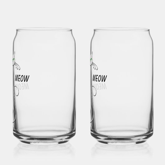 Slinky Black Cat Meow Meow Meow Custom Text Green  Dosenglas (Links)