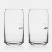 Slinky Black Cat Meow Meow Meow Custom Text Green  Dosenglas (Rechts)