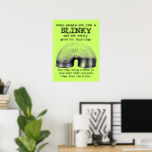 Slinky People Funny Print Poster Spaß (Heimbüro)