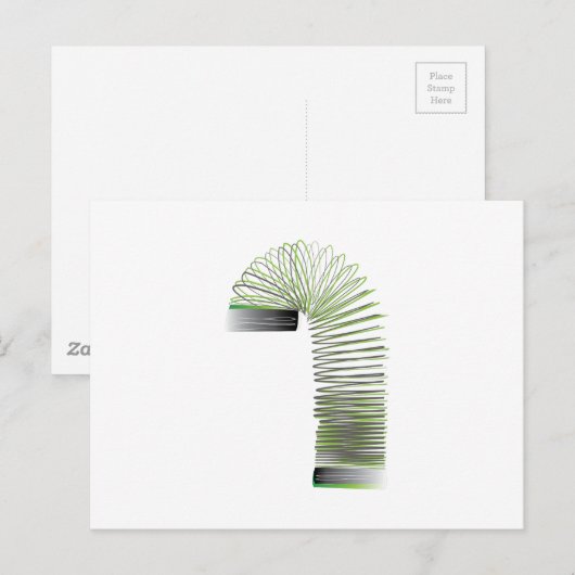 Slinky Postkarte (Vorne/Hinten)