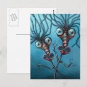 Slinky Seepferde Postkarte (Vorne/Hinten)