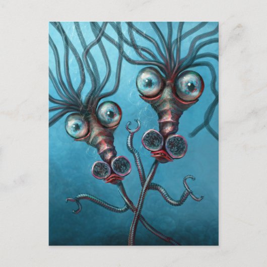 Slinky Seepferde Postkarte (Vorderseite)