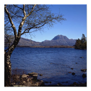Slioch Loch Maree Wester Ross Schottland Fotodruck