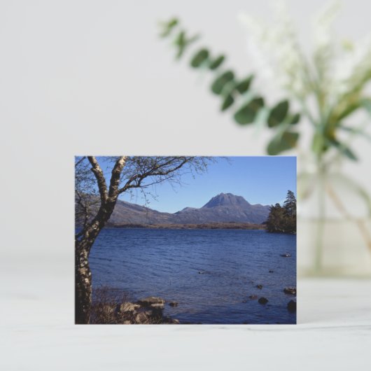 Slioch Loch Maree Wester Ross Scotland Postkarte (Stehend Vorderseite)