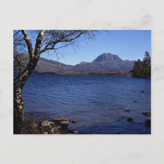 Slioch Loch Maree Wester Ross Scotland Postkarte (Vorderseite)