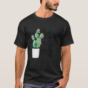 Slip ein paar geistige stabilisierte Kaktus Weihna T-Shirt