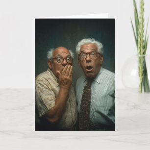 "Slip-Ons" Geburtstag Karte