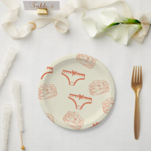 Slip und Pfannkuchen Pappteller