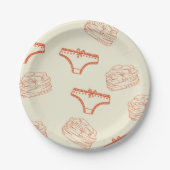 Slip und Pfannkuchen Pappteller (Vorderseite)