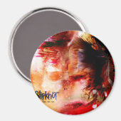 Slipknot custom round magnet (Vorderseite/Rückseite)