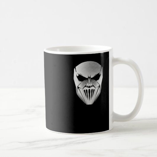 Slipknot Mick Mask Aufkleber Kaffeetasse (Rechts)