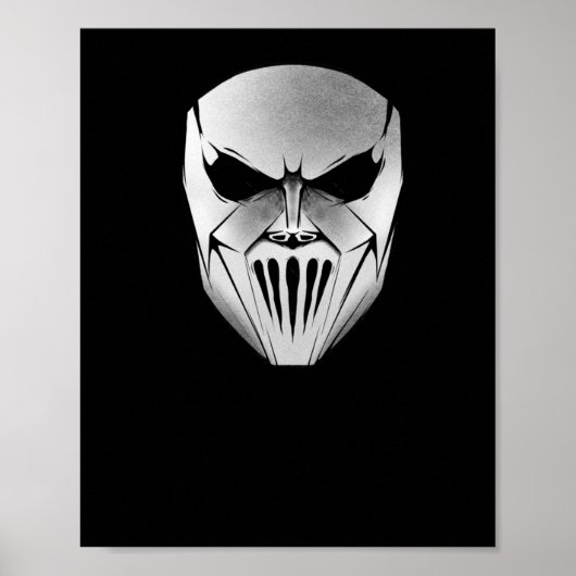 Slipknot Mick Mask Sticker  Poster (Vorne)