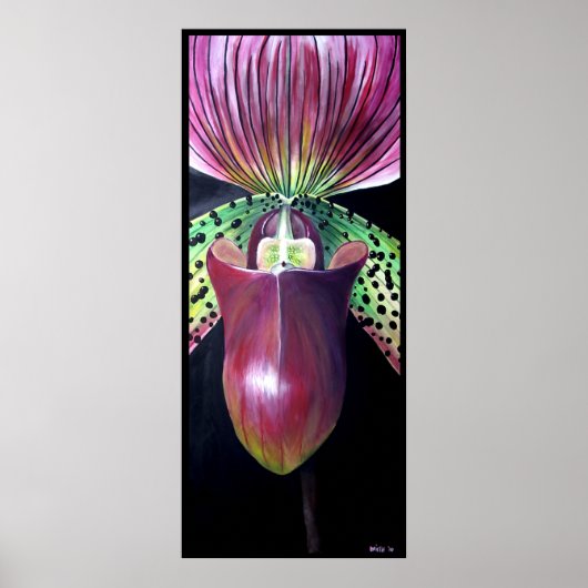 Slipper Orchid Poster (Vorne)