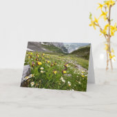 Slipper Orchids der Dame - Grußkarte Karte (Gelbe Blume)